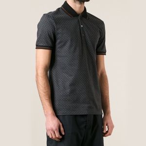 Gucci Gray Diamanté Polo Shirt